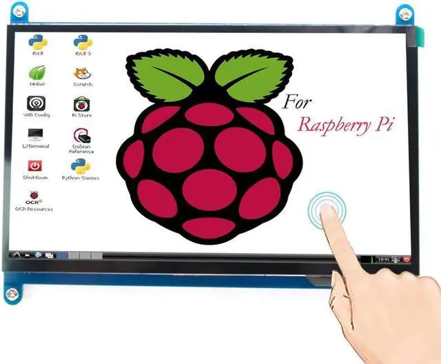 Main image of Padarsey HDMI TFT LCD Display Monitor 7 Inch 1024X600 HD Screen with Touch Function for Raspberry Pi B+/2B Raspberry Pi 3B