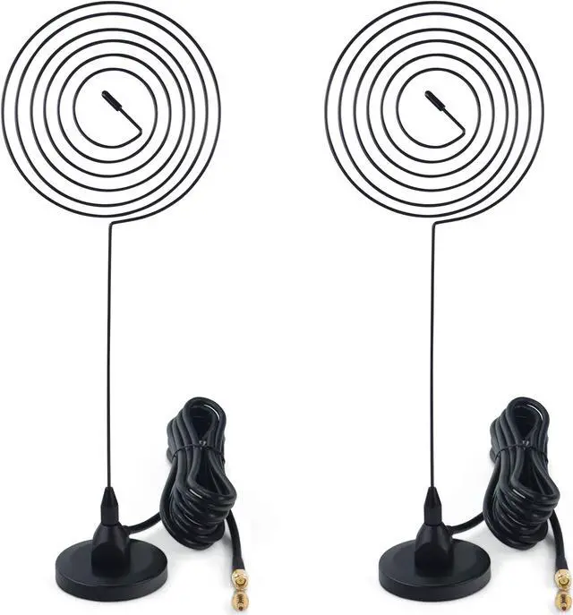Main image of Proxicast 4G/5G Wideband Spiral Magnetic Antenna 6-8 dBi with SMA & TS9 Connectors Compatible with AT&T Nighthawk, Verizon Jetpack, Cradlepoint, Pepwave, MoFi, Digi (Wave Catcher ANT-124-WAV-2PK)