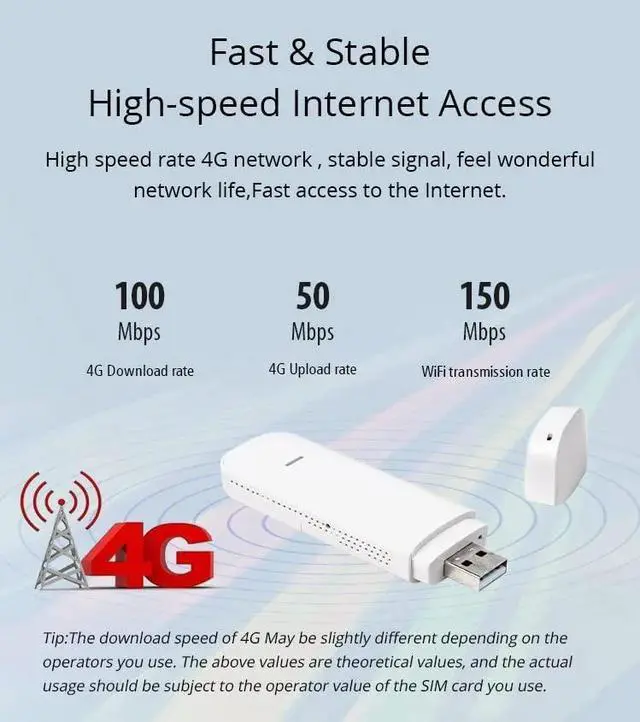 Alt view image 3 of 5 - LTE USB Router Ufi High Speed USB Dongle 4G Modem Pocket WiFi Manufacture 4G Portable Hotspot 2.4G with sim Card Slot