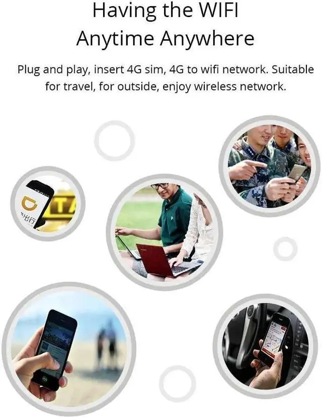 Alt view image 5 of 5 - LTE USB Router Ufi High Speed USB Dongle 4G Modem Pocket WiFi Manufacture 4G Portable Hotspot 2.4G with sim Card Slot