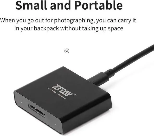 Alt view image 3 of 5 - ZITAY CFexpress Type A Card Reader, CFexpress Card Adapter Type A USB 3.2 Gen 2 10Gbps