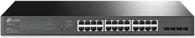 Alt view image 2 of 3 - TP-Link Omada SG2428P 28-Port Gigabit Smart Switch with 24-Port PoE+, 4 SFP Slots, 250 Watt Budget, Centralized Cloud Management Omada SDN, and Intelligent Monitoring