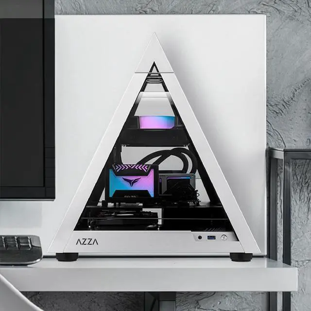 Alt view image 3 of 5 - AZZA CSAZ-806 Pyramid Mini mid Tower Case