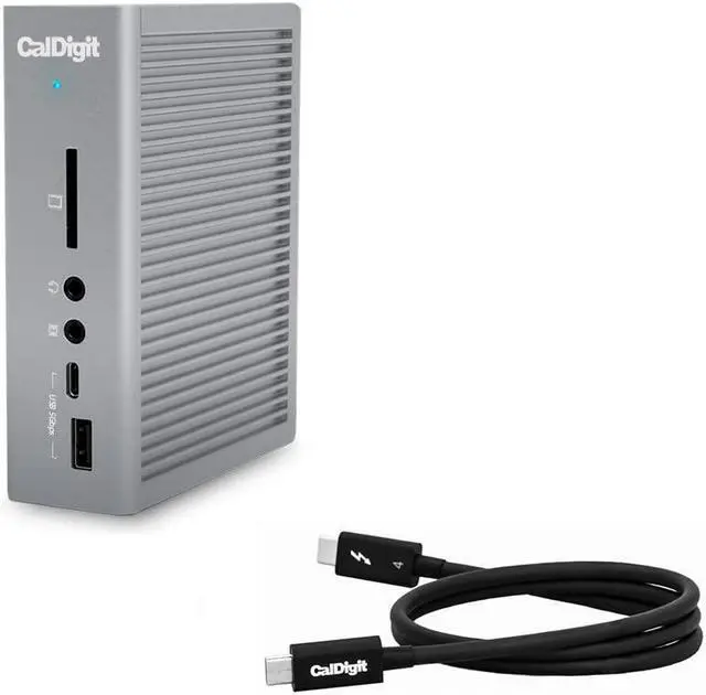 Main image of CalDigit TS3 Plus Thunderbolt 3 Dock with 2 Meter Thunderbolt 4 Cable Bundle for Mac and Windows PC