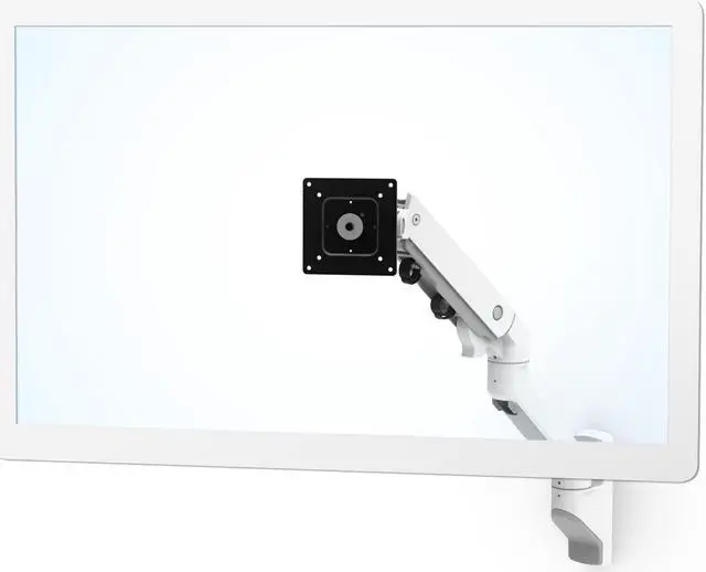 Alt view image 2 of 5 - Ergotron - HX Single Ultrawide Monitor Arm, VESA Wall Mount - for Monitors Up to 49 Inches, 20 to 42 lbs, Less Than 8 Inch Display Depth - Standard Pivot, White