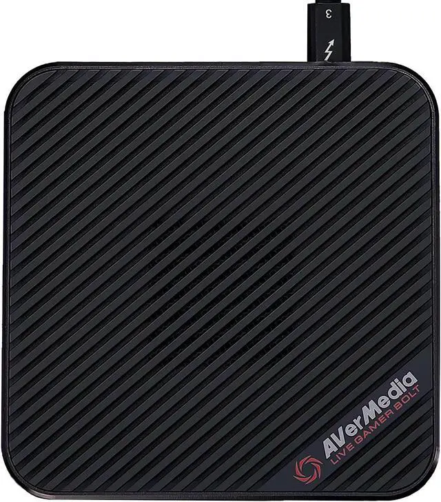 Alt view image 2 of 5 - AVerMedia Live Gamer Bolt: Thunderbolt 3 External Capture Card, Stream and Record in 4K60 HDR10, Support Win 11 and MacOS 10.15, Not for Apple M1 CPU, Perfect for PS4 Pro, PS5, Xbox Series X/S (GC555)