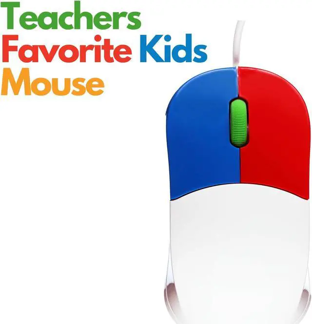 Alt view image 4 of 5 - Clevy Kids Mouse - Colorful Ergonomic USB Wired Computer and Laptop Kids Mouse for School and Home - Children Friendly Mouse Compatible with Windows, macOS, Chromebook - Pack of 25 Mice