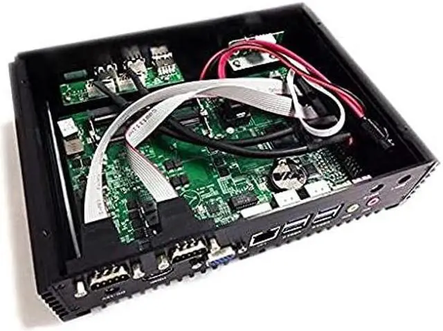 Alt view image 4 of 5 - KINGDEL Fanless Mini PC, Mini Desktop Computer with i5 8th Gen. CPU (Up to 3.4GHz), 16GB DDR4 RAM, 256GB NVMe SSD, 4K:4096x2304, 2xCOM RS232, WF+BT