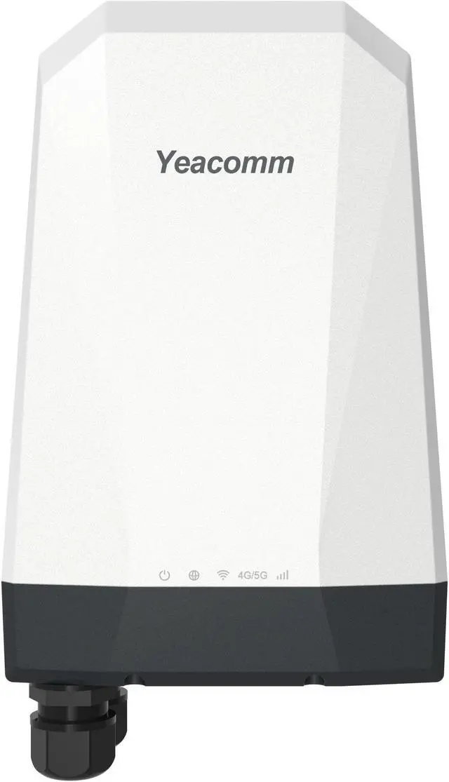 Main image of Yeacomm 5G NR SA/NSA Outdoor Router, 5G Modem Outdoor IP67 Waterproof CPE with Dual Sim Card Slots Gateway/Bridge/Wireless,4.67 Gbps Data Rates,4 X 4 MIMO,802.3af POE,Band Lock,VPN,for North America