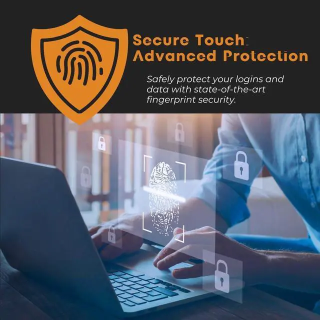 Alt view image 5 of 5 - TNP Nano USB C Fingerprint Reader for Windows 10/11 Hello - USB Type C Security Key Biometric Scanner Sensor Dongle Module for Instant Access, Password-Free Login, Sign-in, Lock, Unlock PC & Laptops