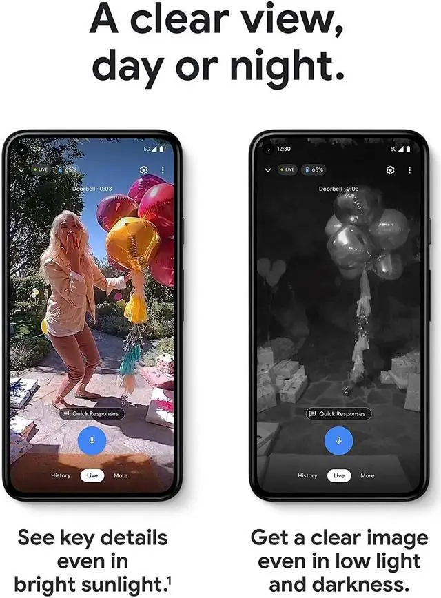 Alt view image 2 of 5 - Google Nest DBELLBA Video Doorbell (Battery, Ash)