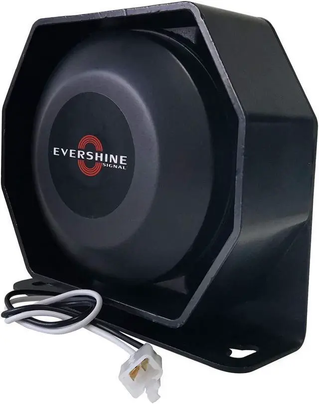 Alt view image 4 of 5 - Evershine Signal 100W Police Siren and Speaker with Volume Adjustable Wired PA System for Car Plug-to-Work Wirings 20+ Tones for Police Firefighting Engineer Vehicles DC10.5~32V(WRC-02)