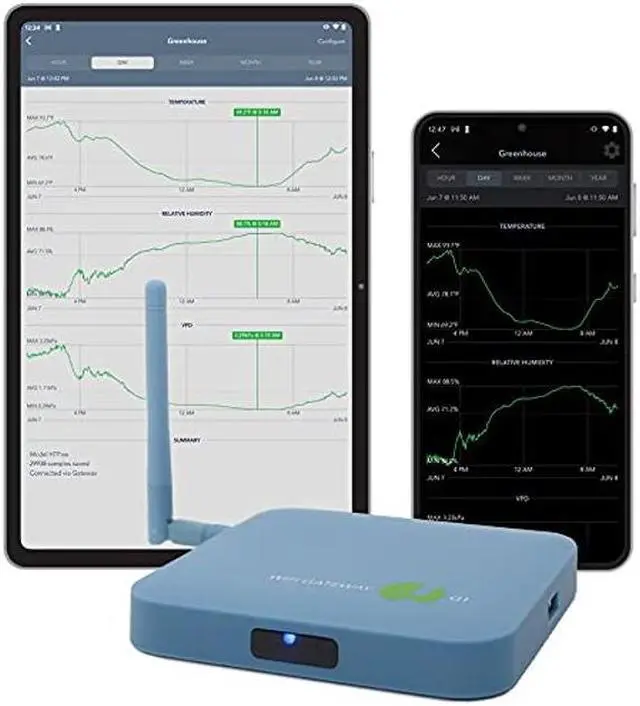 Alt view image 5 of 5 - SensorPush G1 WiFi/Ethernet Gateway. Receive Data/Alerts from Anywhere via Internet. No Monthly Fee. Unlimited History. Developed/Supported/Hosted in USA. iPhone/Android App/Web Dashboard/Alexa