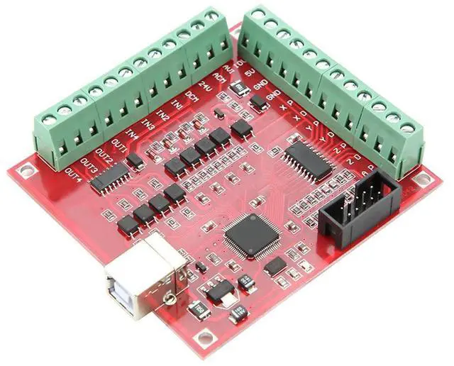 Alt view image 5 of 5 - Motion Controller, USB 100Khz Motion Controller Card, USB Interface Board Board for CNC Engraving