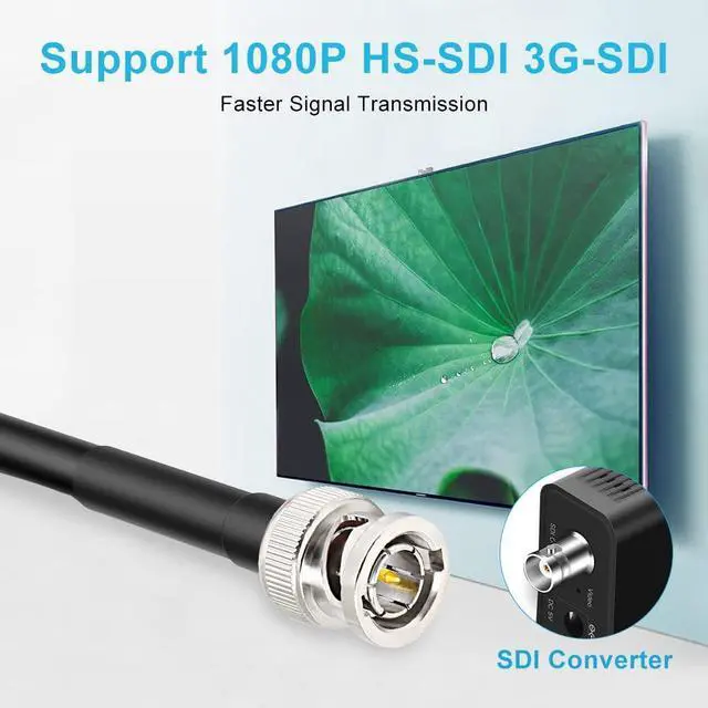 Alt view image 4 of 5 - XRDS -RF SDI Cable, HD-SDI Cable 50ft, 75 Ohm BNC Male to BNC Male Video Coaxial Cable