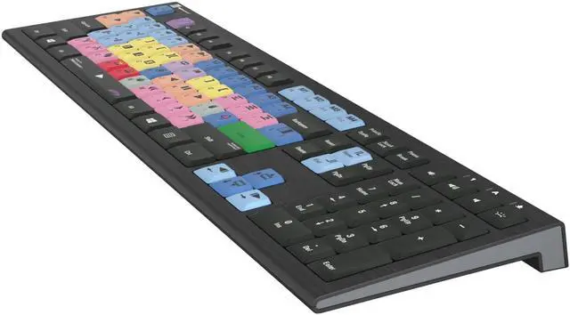 Main image of Logickeyboard Backlit 'Astra2' Designed for use with Avid Media Composer on Windows PC * 'Classic' Layout * p/n LKB-MCOM4-A2PC-US