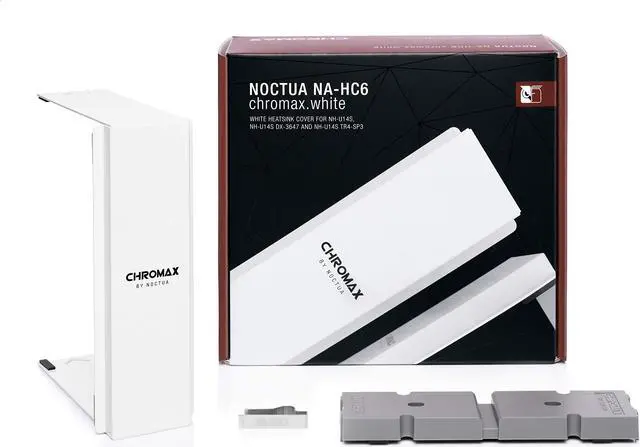 Main image of Noctua NH-U14S CPU Cooler with NA-HC6 chromax.White Heatsink Covers