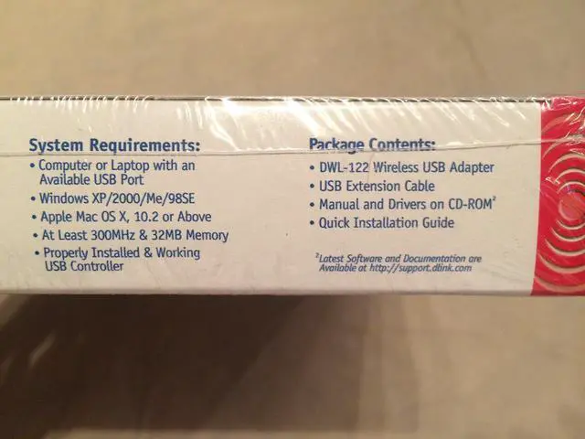 Alt view image 3 of 3 - D-Link DWL-122 802.11b 11 Mbps USB Adapter