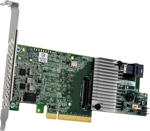 Alt view image 2 of 2 - LSI MegaRAID SAS 9361-8i 8-Port 12Gb/s SATA+SAS PCI-Express 3.0 Low Profile RAID Controller, Single