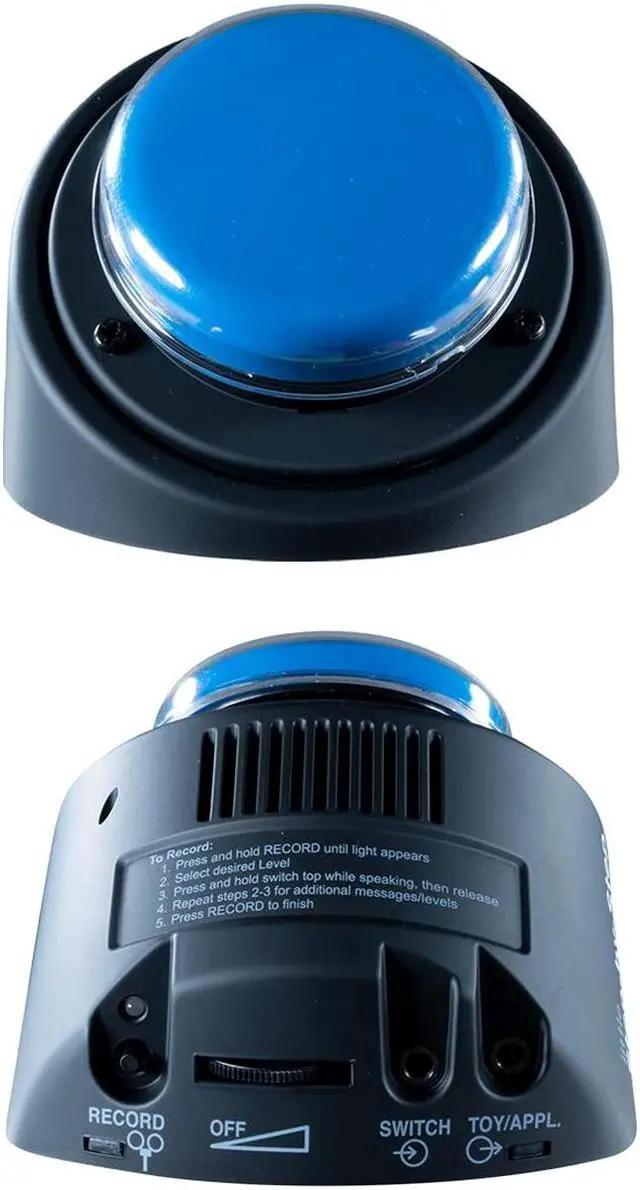 Alt view image 3 of 5 - AbleNet Little Step by Step - Multi-Message AAC Communication Device with Quick Recording, Colored Tops, and Versatile Communication Options, Nonverbal Communication Device for Kids & Adults