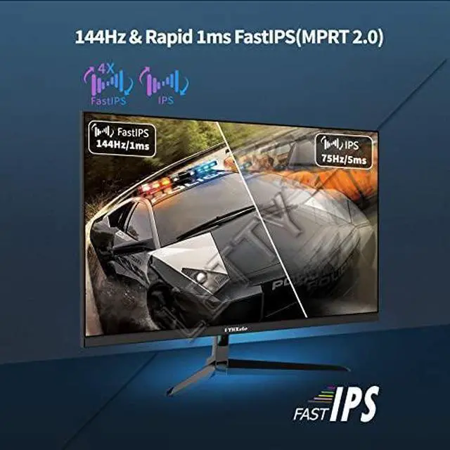 Main image of FYHXele 4K Gaming Monitor 144Hz 32inch, Fast UHD IPS Computer Monitor, 1ms, VESA Mountable, DSC, Built-in Speakers, Free-Sync, 1xDP1.4, 1xHDMI2.1, 1xHDMI2.0, 1xUSB-C, USB Hub, 95% DCI-P3, HDR400