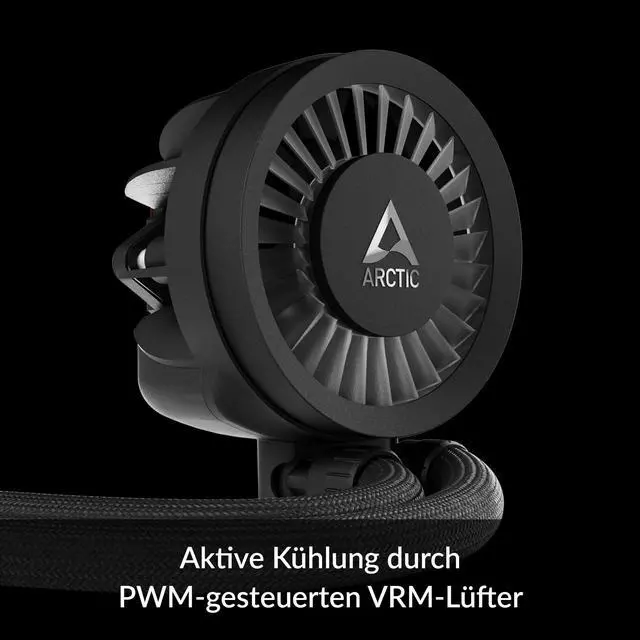 Main image of ARCTIC Liquid Freezer III 240 - Water Cooling PC, CPU AIO Water Cooler, Intel & AMD Compatible, efficient PWM-Controlled Pump, Fan: 200-1800 RPM, LGA1851 and LGA1700 Contact Frame - Black