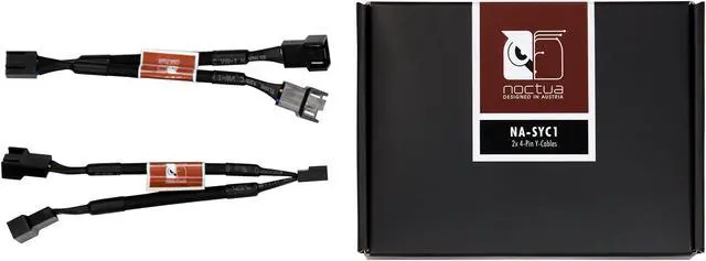 Main image of Noctua Bundle Including: 4X NF-P12 Redux 1700 PWM Fan, 1x NA-SYC1 Y Splitter Cable, 1x NA-SEC1 30cm Extension Cable