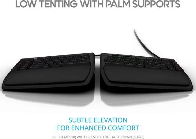 Alt view image 2 of 4 - KINESIS Lift Kit - Tenting with Palm Supports for Freestyle Edge (AC910),Black
