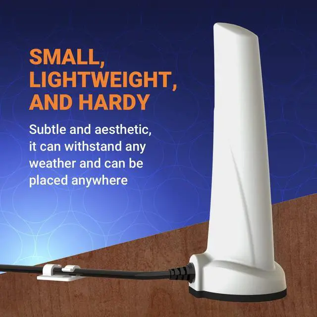 Alt view image 5 of 5 - Poynting OMNI-280 Omnidirectional Wideband Cellular Desktop Antenna | SISO | 4G LTE | WiFi 2.4 GHz | 698-3800 MHz | Band 71 (2 Meter Cable)