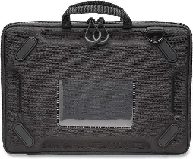 Alt view image 4 of 5 - Kensington LS520 Stay-On Laptop Case for 11.6" Chromebooks & Laptops, Clamshell, Shoulder Strap, Water-Resistant (K60854WW), Grey