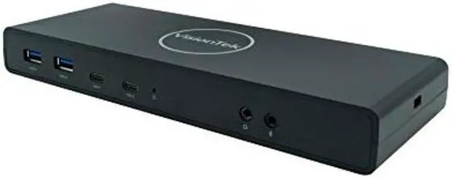 Main image of VisionTek VT4500 USB Universal Dual Monitor Docking Station - 2x HDMI, 2x DP, 65W Power, 4x USB-A, 2x USB-C, Audio, Ethernet for Windows/ MacOS/ ChromeOS