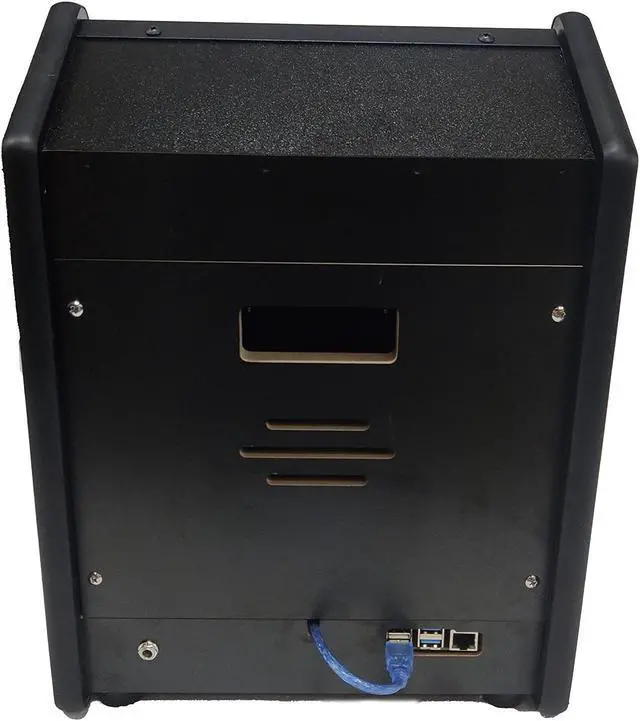 Alt view image 2 of 5 - Vilros Tabletop Retro Arcade Cabinet with 10" HD Display - Compatible with Raspberry Pi