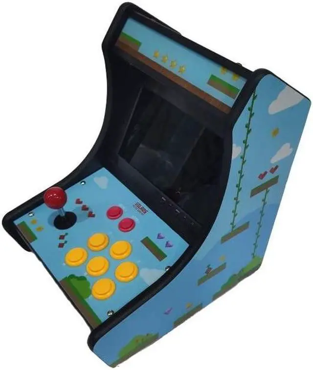 Alt view image 5 of 5 - Vilros Tabletop Retro Arcade Cabinet with 10" HD Display - Compatible with Raspberry Pi