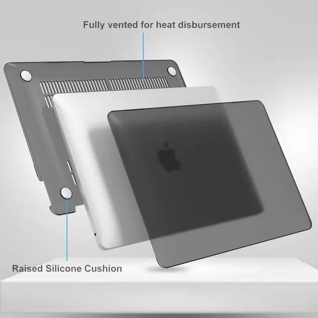 Alt view image 2 of 5 - ProCase Slim Hard Shell Cover for MacBook Pro 13 2016-2020 Release Bundle with Privacy Screen Protector for MacBook Air 13 / Pro 13
