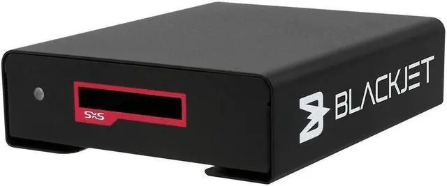 Main image of Blackjet TX-1S SxS Media Reader Thunderbolt 3, Video, 4K, Broadcast, DIT, Workflow, Cinema, Production, USB4 Supported Sony Studio, PRO, mac Mini, 8K, Camera, Sports, Music, TV, Professional Industry