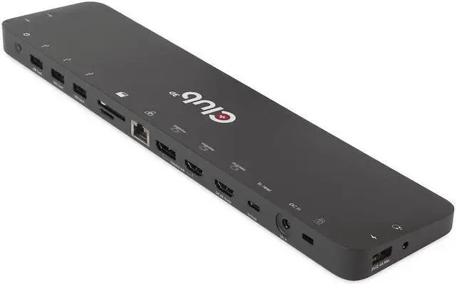 Alt view image 3 of 5 - Club 3D CSV-1566 USB Gen1 Type-C Triple Display DP Alt Mode Displaylink Dynamic PD Charging Dock with 120 Watt PS