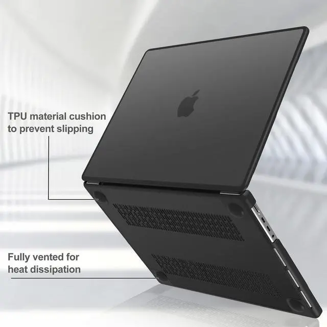 Alt view image 4 of 5 - ProCase MacBook Pro 16 Inch Case 2021 Release A2485 Bundle with MacBook Pro 16 Inch Screen Protector 2021 Model A2485