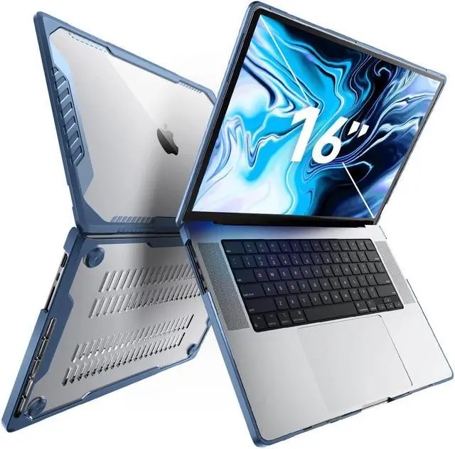 Main image of SUPCASE for MacBook Pro 16 Inch Case 2024-2021 (Unicorn Beetle), M4/M3/M2/M1 Pro/Max A3403 A3186 A2991 A2780 A2485 Heavy Duty Rugged Shockproof Hard Shell Protective Cover for MacBook Pro 16", Azure