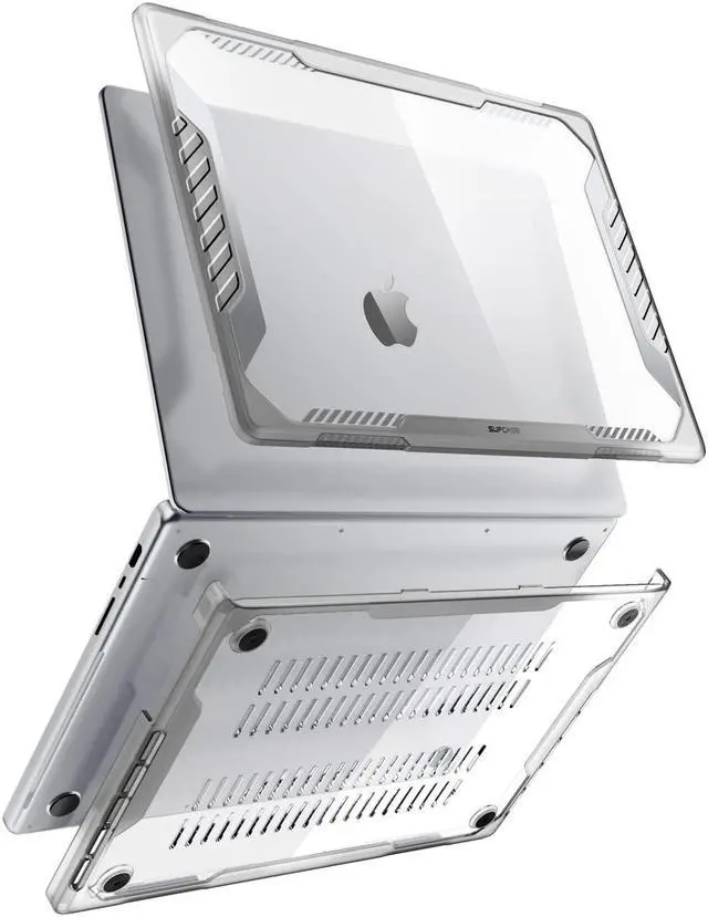 Alt view image 3 of 5 - SUPCASE for MacBook Pro 14 Inch Case 2024-2021 (Unicorn Beetle), M4/M3/M2/M1 Pro/Max A3185 A3401 A3112 A2918 A2992 A2779 A2442 Heavy Duty Rugged Hard Shell Protective Cover for MacBook Pro 14", Clear