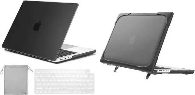Main image of ProCase MacBook Pro 16 Inch Hard Shell Case Bundle with MacBook Pro 16 Inch Heavy Duty Case