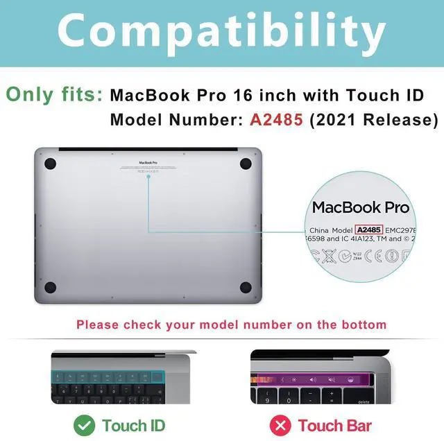 Alt view image 3 of 5 - ProCase MacBook Pro 16 Inch Hard Shell Case Bundle with MacBook Pro 16 Inch Heavy Duty Case