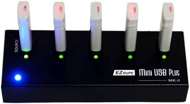 Main image of [New Update Version] EZ DUPE 1 to 4 Mini USB Plus MK II Duplicator - Standalone Portable USB Flash Media Thumb Drive Compact Copier (DM-FU0-5V04B-V2)