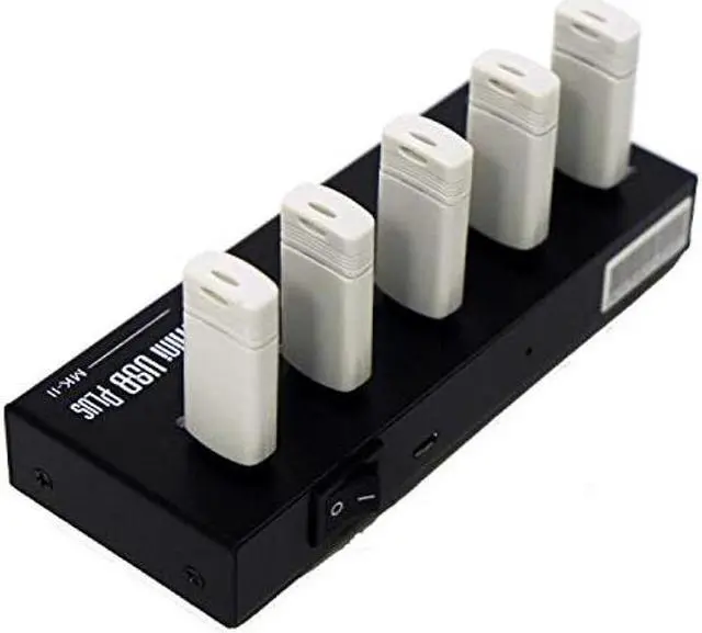 Alt view image 3 of 5 - [New Update Version] EZ DUPE 1 to 4 Mini USB Plus MK II Duplicator - Standalone Portable USB Flash Media Thumb Drive Compact Copier (DM-FU0-5V04B-V2)