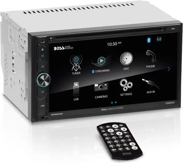Main image of BOSS Audio Systems BV9695B Car Audio Stereo System - 6.95 Inch Double Din, Touchscreen, Bluetooth Audio and Calling Head Unit, CD Player, A-Link (Screen Mirroring), AM/FM Radio Receiver, For Amplifier