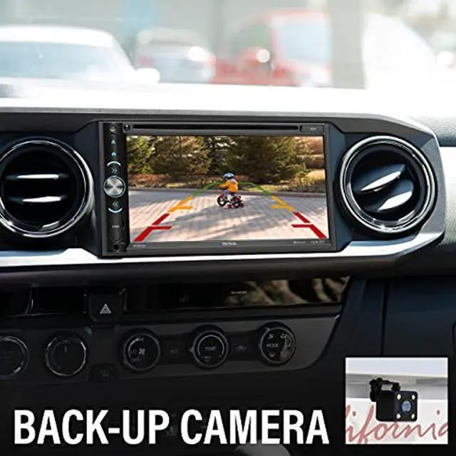 Alt view image 5 of 5 - Sound Storm Laboratories DD695BR Car DVD Player - A-Link (Screen Mirroring), Double Din, 6.95 Inch Touchscreen, Bluetooth Audio and Hands-Free Calling, DVD, CD, USB, SD Aux AV in, Rear Camera Included
