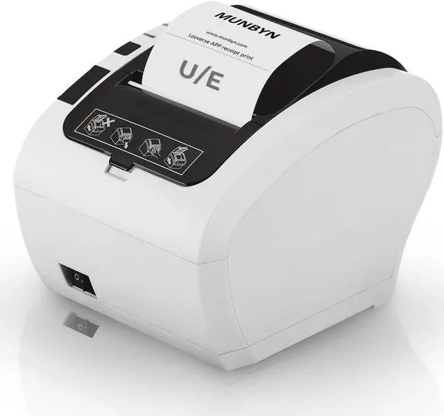 Alt view image 2 of 5 - MUNBYN Receipt Printer, Thermal Receipt Printer Works with Windows Mac Chromebook Linux Cash Drawer and White Cash Drawer, 16" Heavy Duty Cash Register for Point of Sale (POS) System