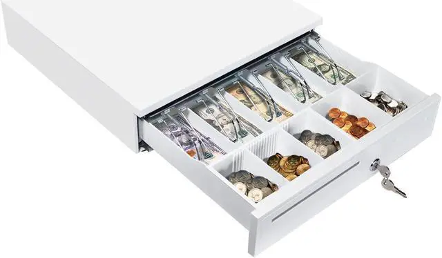 Alt view image 3 of 5 - MUNBYN Receipt Printer, Thermal Receipt Printer Works with Windows Mac Chromebook Linux Cash Drawer and White Cash Drawer, 16" Heavy Duty Cash Register for Point of Sale (POS) System