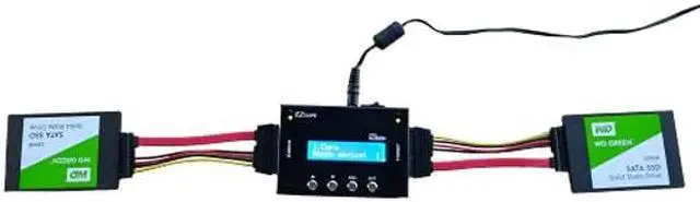 Alt view image 2 of 5 - EZ Dupe SATA 3.5" & 2.5" Hard Drive Duplicator - Compact HDD Clone & SSD Storage Card Copier (up to 150 MB/s) & Data Eraser (DOD Compliant)... (1 to 1)