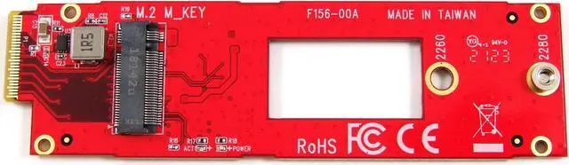 Alt view image 3 of 5 - Ableconn E1S-DT156 NVMe M.2 SSD to NVMe EDSFF E1.S SSD Adapter