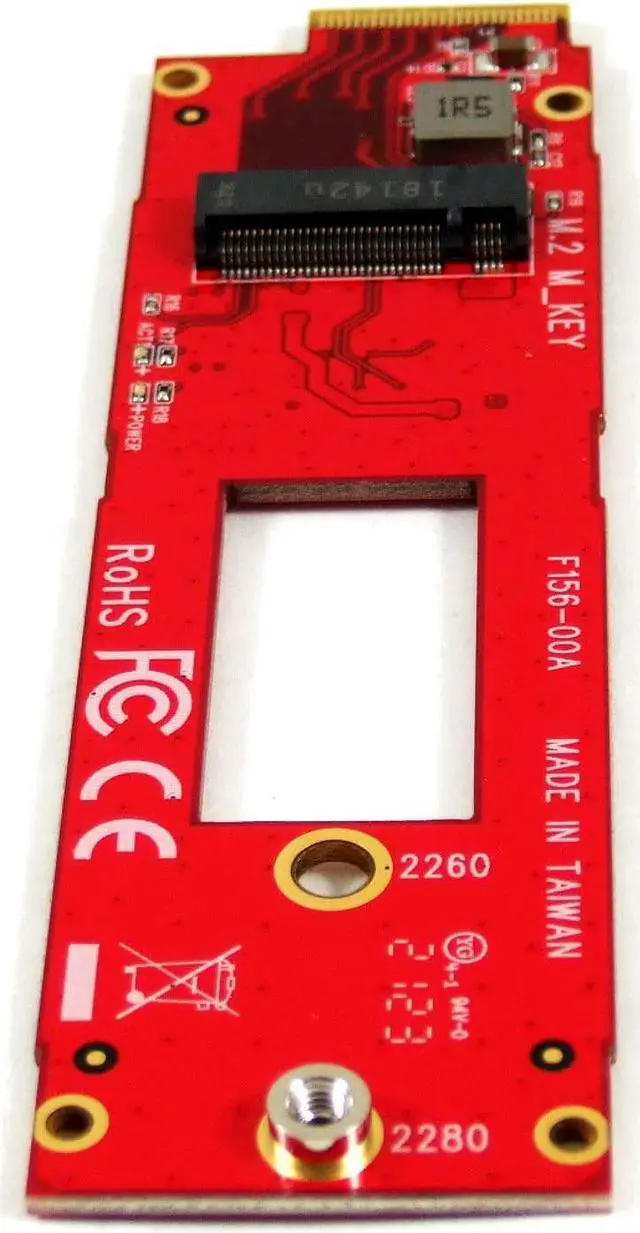 Alt view image 5 of 5 - Ableconn E1S-DT156 NVMe M.2 SSD to NVMe EDSFF E1.S SSD Adapter